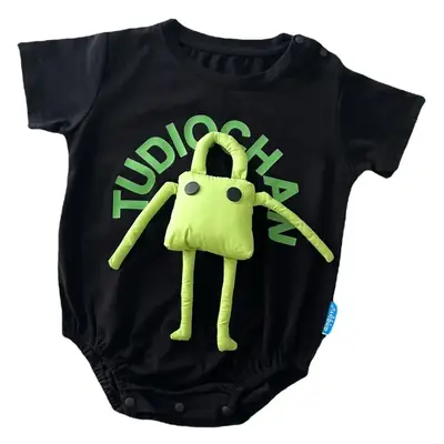 Baby Climbing Suit Cartoon Mother & Child Cotton Summer Top