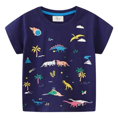 Blue Kids T-Shirt for Boys Summer Wear