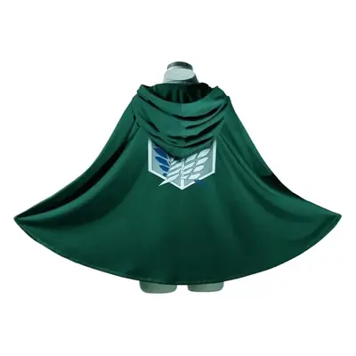Giant Survey Corps Halloween Long Cloak Cape Green Anime Coat