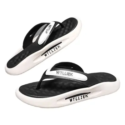 Flip-flops Men's Summer Outer Wear Non-slip Sports Casual Flip-flops Men's Fashionable Thick Bottom Shit-feeling Sandals
