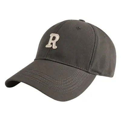 Maroon Baseball Cap with R Logo for Men & Women