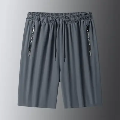 Men's Grey Ultra-Thin Summer Shorts Large