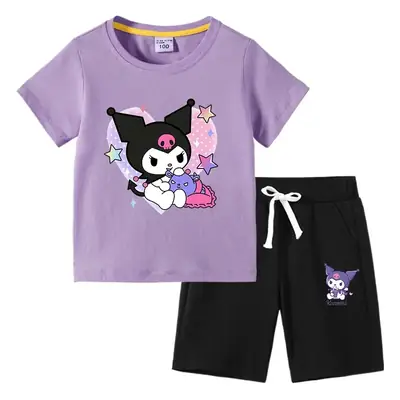 2023 Kids Cotton Two-Piece Summer Suit