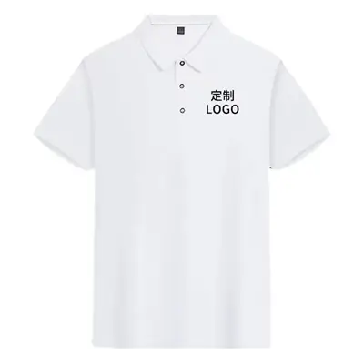 Green Polo Shirt Short Sleeve Quick Dry