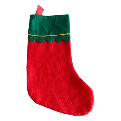 Christmas Socks Red Green 16x36cm Non-Woven Fabric