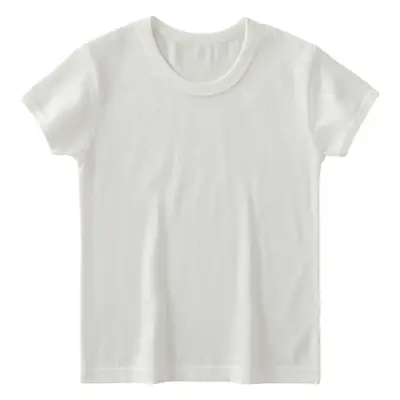 Boys Girls White Cotton Vest Summer Kids Half Sleeve Vest