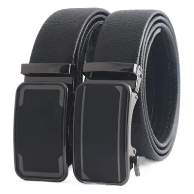 Hongsheng Men's 3D Film Belt Leather Belt