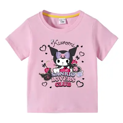 Korean Style Baby Girls T-Shirt Green Short Sleeve Cotton