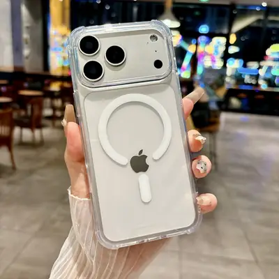 Magnetic iPhone Case for 17 Pro Max 15 Acrylic