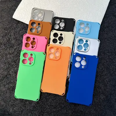 Blue Crossbody Phone Case for iPhone 17 Pro 4-Corner Anti-Drop