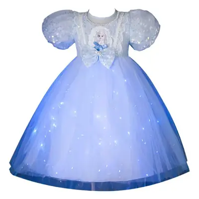 Frozen Luminous Skirted Princess Dress for Girls Summer