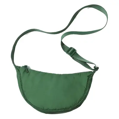 Lightweight Nylon Cloth Crossbody Bag in Pink Green Black