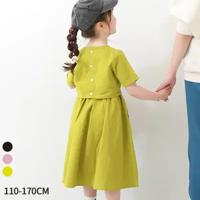 2023 Summer Polka Dot Japanese Cross Border Dress for Girls
