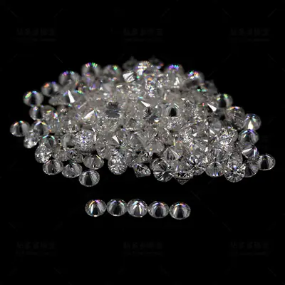 Wholesale Moissanite Crystal Round Small Gravel Stone