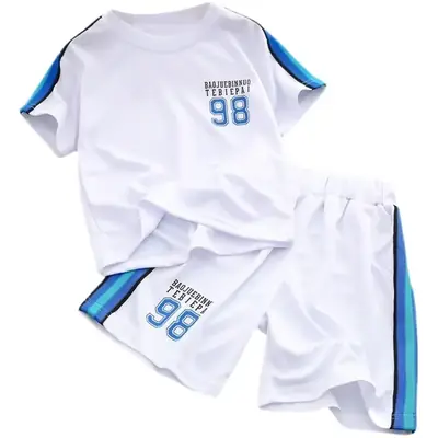 Summer Boys Basketball Uniform 2-Piece Suit Shorts Set