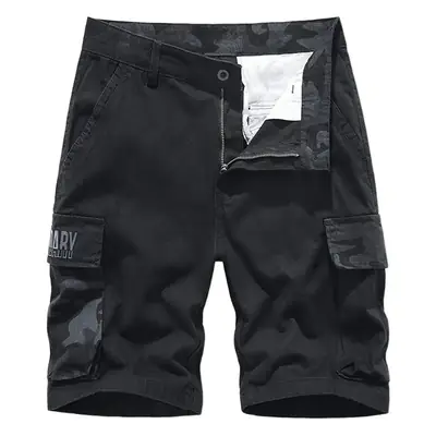 Men's Mountain Camo Shorts with Multi Pocket Design