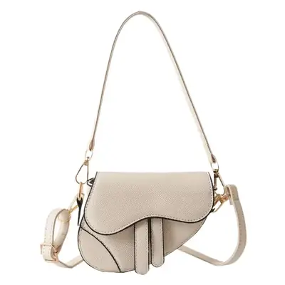 Orange Saddle Crossbody Bag for Women