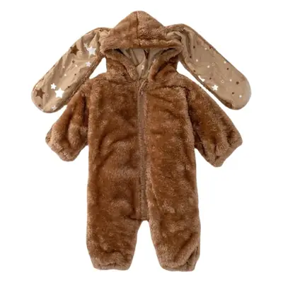 New Ins Baby Plush Hoodie for Men Women White