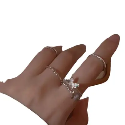Adjustable Punk Ring for Men Washable Adjustable Ring
