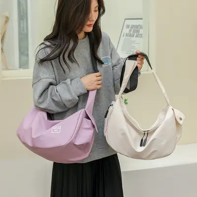 Women's Lightweight Sports Storage Bag Pink Lavender Black