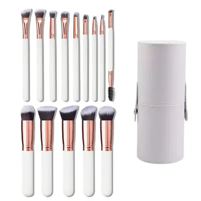 5-Piece Makeup Brush Set with Blush Brush & Storage Bag
