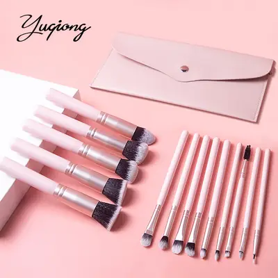 5-Piece Makeup Brush Set for Blending & Contouring
