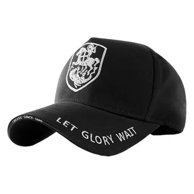 Men's Black Ferrari Embroidered Baseball Cap Large