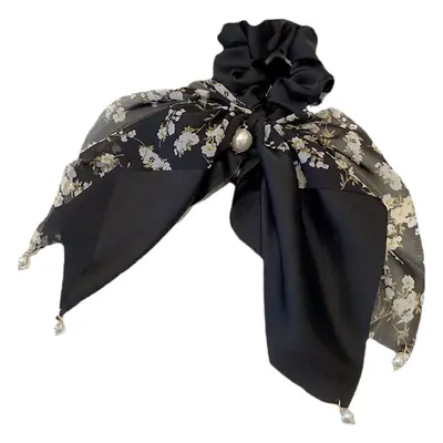 Women's Floral Bow Hair Ties for Summer