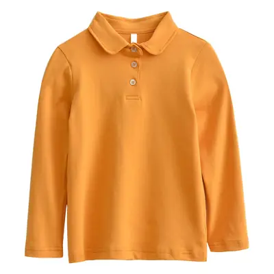 Children's Cotton Polo Shirt Solid Color Spring Autumn