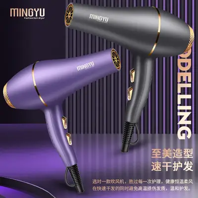 Blue Light Hair Dryer with Strong Wind & Hot Cold Function