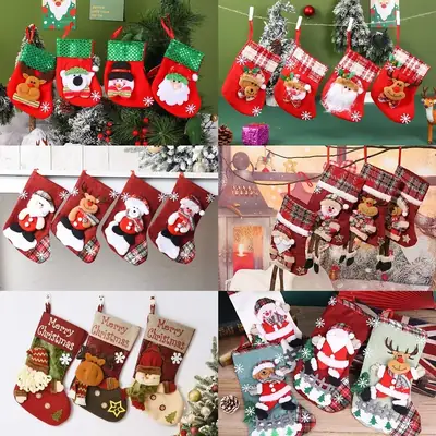 Christmas Wool Socks with Snowman Design for Kids