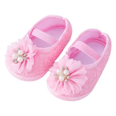 2023 Spring and Summer Newborn Baby Shoes Soft Sole Toddler Shoes 0-1 Year Old Princess Shoes Full Moon Hundred Days Dress Shoes
