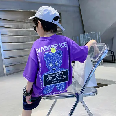 Kids Nasace Pace Pure Cotton T-Shirt Mid Large Summer 2025