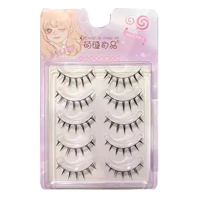 Cute False Eyelashes for Dolls Light European American