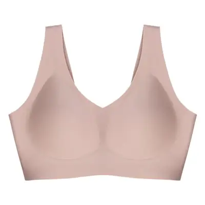 White Jelly Seamless Bra with Wide Strap for Women