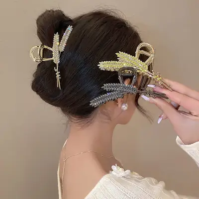 Women Hair Clip with Rhinestones & High End Design