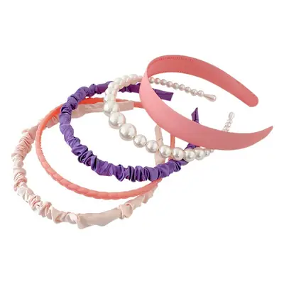 Pearl Hairband with Rhinestones for Women