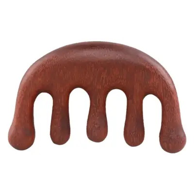 Wooden Hair Mask Comb for Fat Hands 8x6.5CM