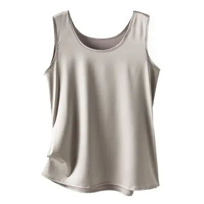 Women's Red Ice Silk Camisole Large Size
