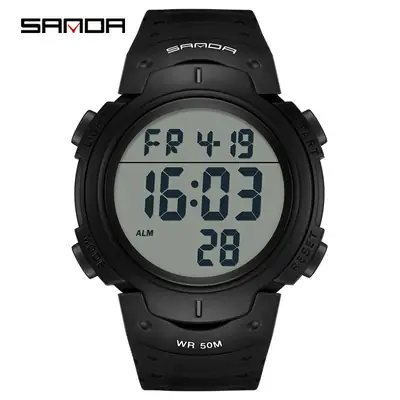 Men's Waterproof Digital Watch 10:39 Display