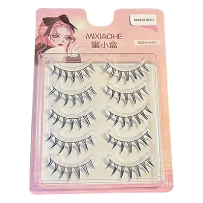 Honey Box Cartoon Air False Eyelashes for Enlarge Eyes