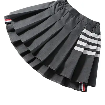 Girls Pleated High Waist Skirt Spring Autumn College Style