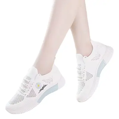 Women's Black Mesh Casual Shoes Korean Style