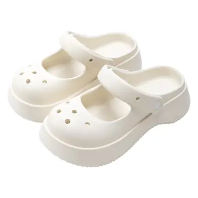 Women's Black Mesh Half Slippers 2024 Summer