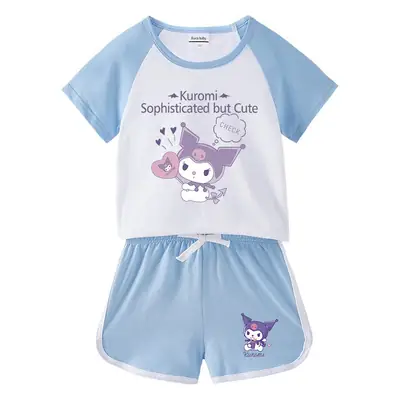 2023 Kids Purple Owl Shorts Set