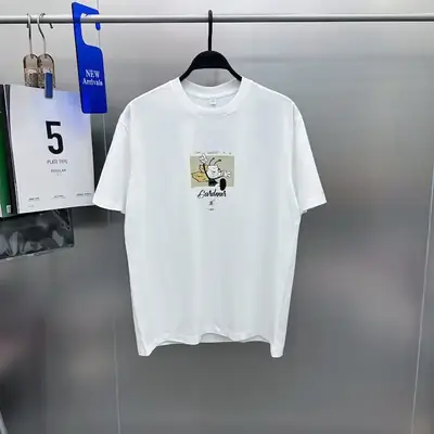 Men White Bee Fit T-Shirt Short Sleeve Business