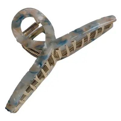 Korean Style Shark Clip Hair Grab with Leopard Print