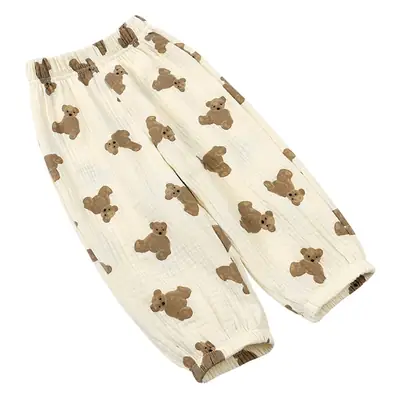 Korean Style Baby Anti-Mosquito Pants 2025 Spring Summer Cotton Gauze Bloomers