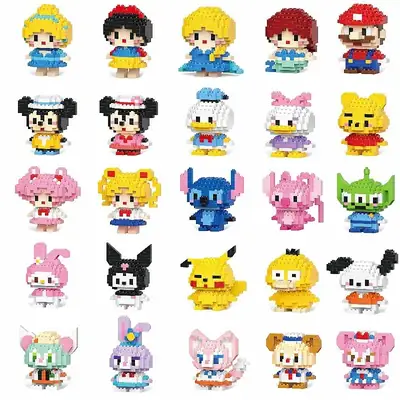 Cute Cartoon Puzzle Building Blocks for Kids