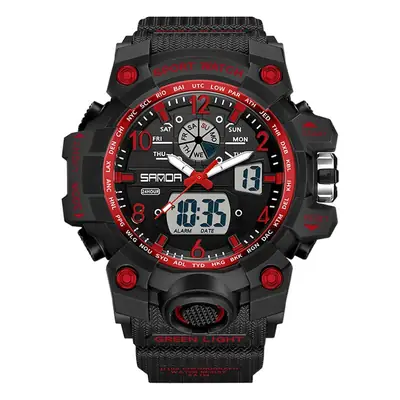 Sanda Digital Display Sport Watch White Rose Gold